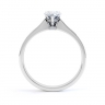 Amargo Pear Shaped Diamond Shoulder Ring Side View thumbnail