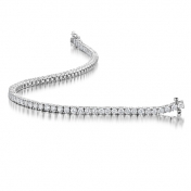 Diamond Tennis Bracelet Set With Round Diamonds