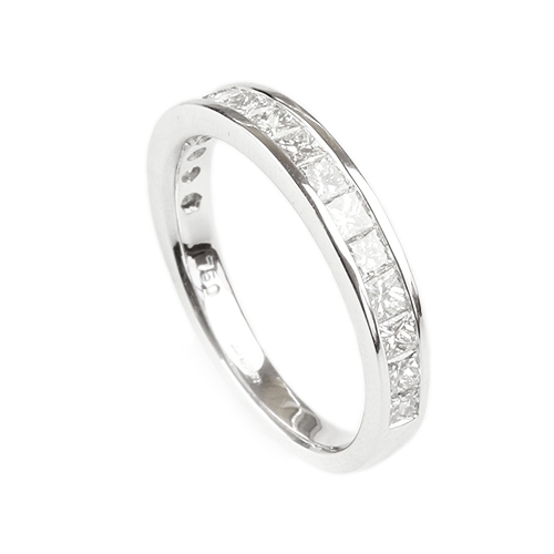 3.25MM Wide Channel Set Eternity Ring 0.93 Carats