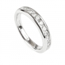 3.5MM Wide Channel Set Eternity Ring 0.59 Carats thumbnail