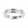 Gold 4MM Wide Channel Set Eternity Ring 0.80 Carats thumbnail