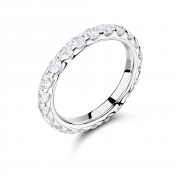 Full Claw Set Eternity Ring 1.25 Carats