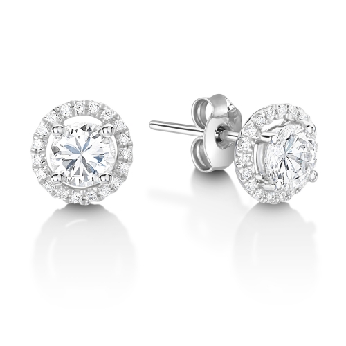 Bianca Diamond Cluster Earrings
