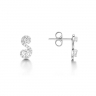 S shaped Winter Diamond Drop Earrings thumbnail