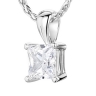 Noemi Princess Cut Diamond Pendant thumbnail