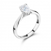 Brigita Pear Shaped Diamond Ring 