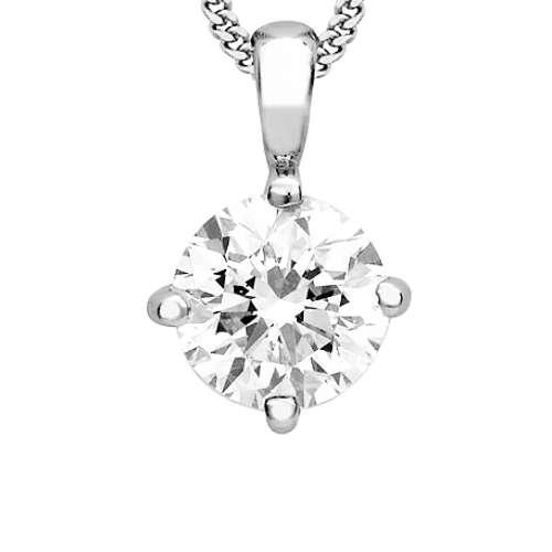 North Round Diamond Pendant