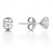 Breeze Round Semi Rubover Earrings