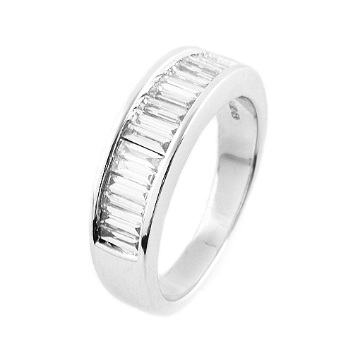 Prince William Diamond Baguette Eternity Ring