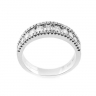 Prince round double set eternity ring thumbnail