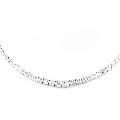 Diamond Necklace Front View
