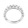 Double diamond eternity ring thumbnail