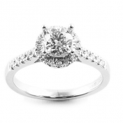 Diamond Engagement ring cluster