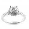 Diamond Engagement ring cluster thumbnail