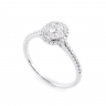 Diamond oval cluster ring thumbnail
