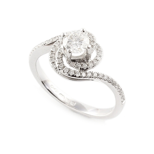 four spiral spin diamond ring