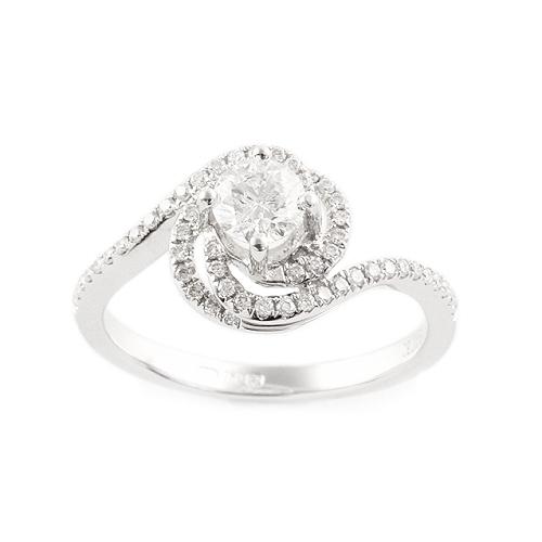 four spiral spin diamond ring