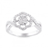 Flower loop engagement ring thumbnail