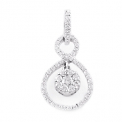 Cheryl Cole exquisite diamond pendant