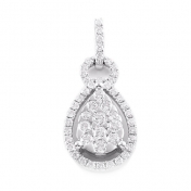 Luxury vintage diamond pendant Perla