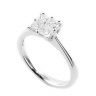 Four stone diamond cut engagement ring thumbnail