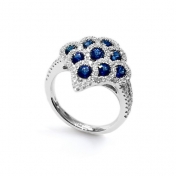 Sapphire cocktail ring