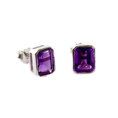 Amethyst earrings