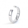 Concave Wedding Ring Side View  thumbnail
