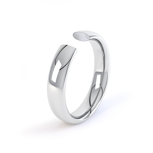 Court Wedding Ring Side View 