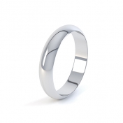 D Shape Profile Wedding Ring