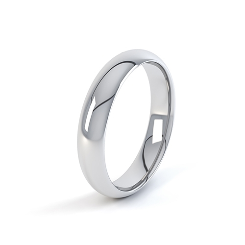 D Shape Court Wedding Band