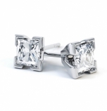 Princess Cut Diamond Earrings