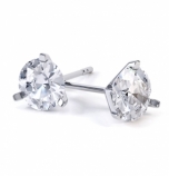 Round Diamond Earrings